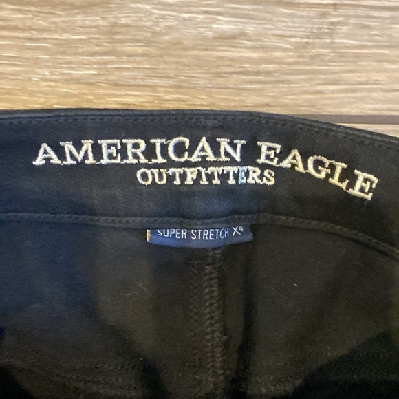 American Eagle Size 0 Short Black High Rise Jegging - Picture 6 of 9